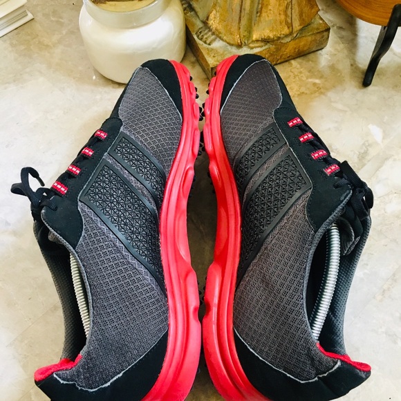 FJ FootJoy Superlites Black Red Gray Spikeless 58123 Mens Golf Shoes US 12M - Picture 7 of 10